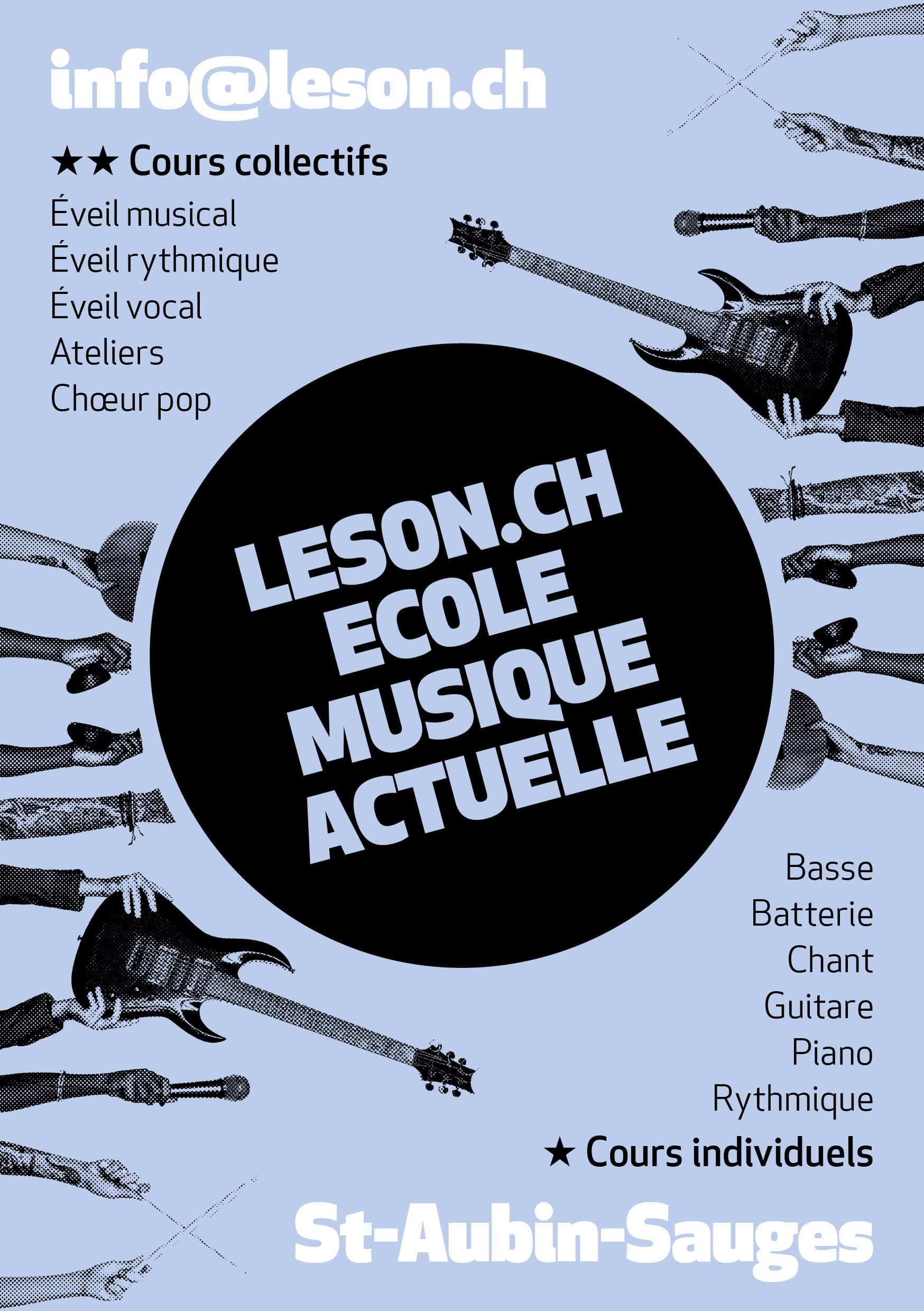 leson.ch / école musique actuelle
